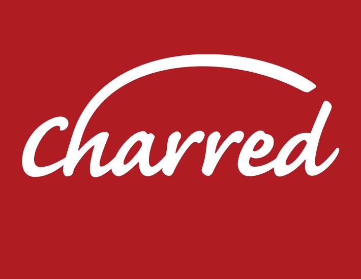 charred logo
